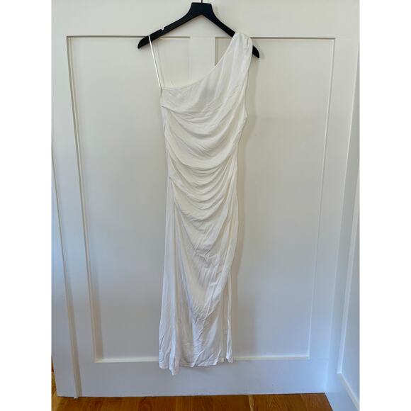 Bardot Rosalie Midi Dress Orchid White Size 6 - Picture 2 of 5